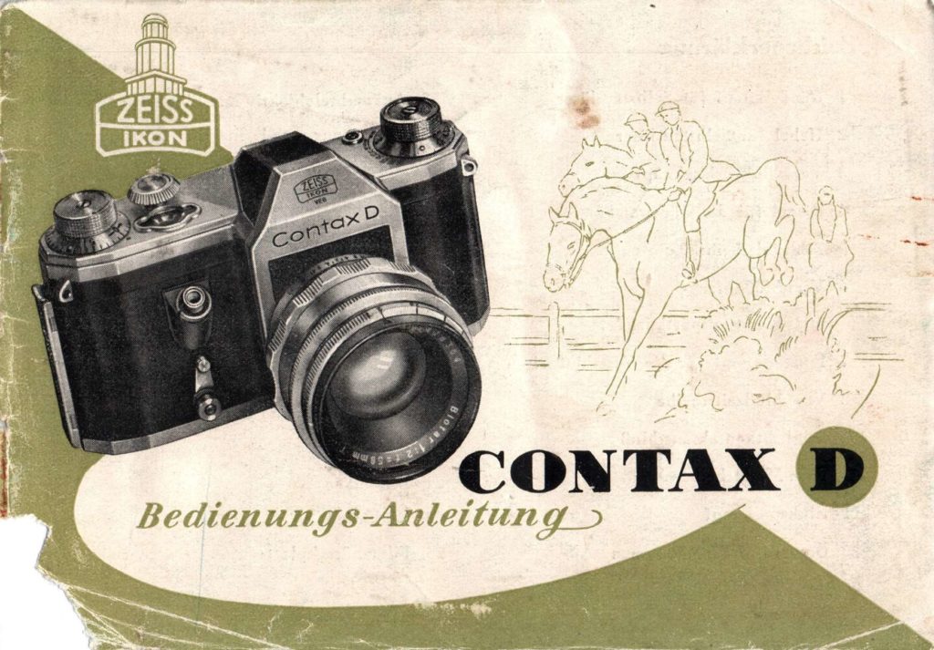 Zeiss Ikon Contax D Anleitung